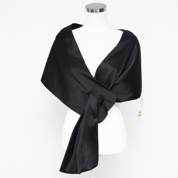 calvin klein black shawl